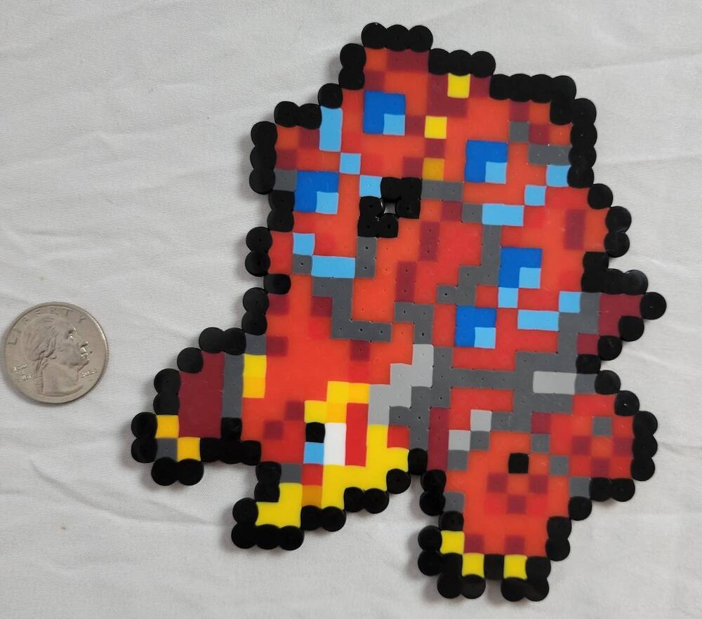 Volcanion Menu Sprite Pokemon Perler